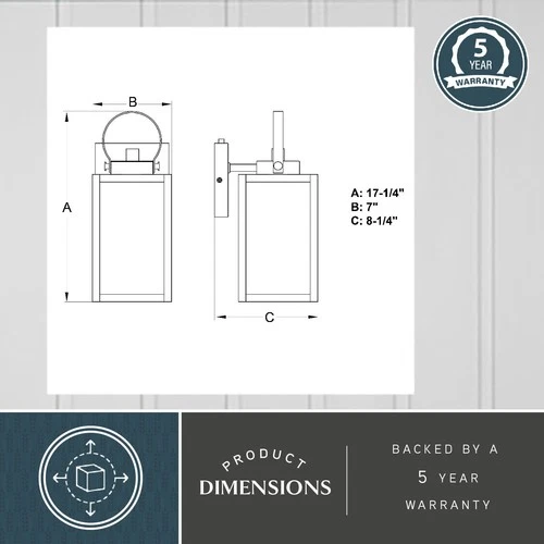 Vaxcel Lighting T0554 Medinah 17" Tall Outdoor Wall Sconce - White - Picture 7 of 12