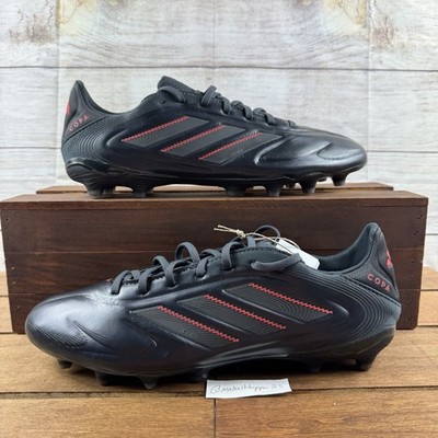 Adidas Copa Pure 3 Pro Firm Ground Soccer Cleats Black Red JP5620
