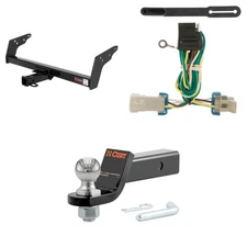 CURT Tow Package Trailer Hitch Wiring Harness 45036 Ball Mount Pin & Clip, 13021