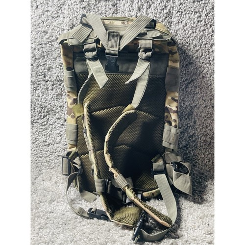 Expandable Tactical Backpack Day Bag Camouflage Green Military Hiking Bag - Bild 10 von 12