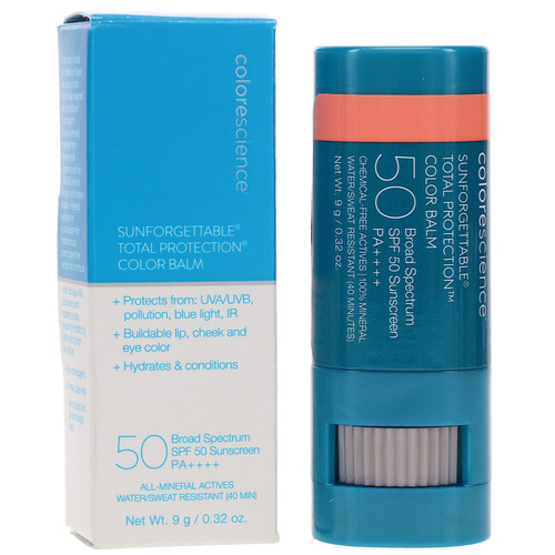 Colorescience Sunforgettable Total Protection Color Balm SPF 50 Blush 0.32 oz - Picture 2 of 8