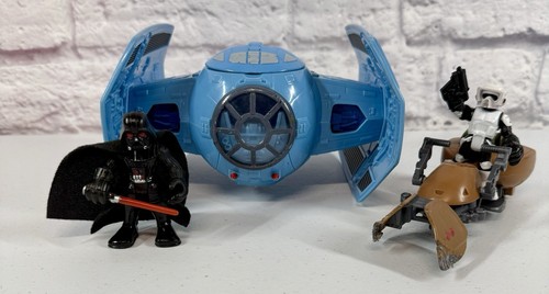 Playskool Star Wars Galactic Heroes Tie Fighter With Darth Vader Extras