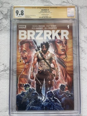 BRZRKR #1 Boom Studio 2/21, CGC 9.8 Signed By Mark Brooks. Brooks Variant Cover.