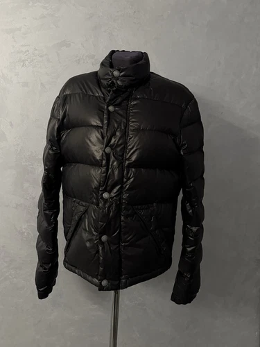 Burberry Brit Giubbotto Uomo Tampone Nero Taglia M Nova Check Trapuntato