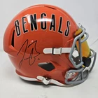 Joe Burrow Bengals Signed Auto 1968-1979 Throwback Speed Replica Fanatics Cert.