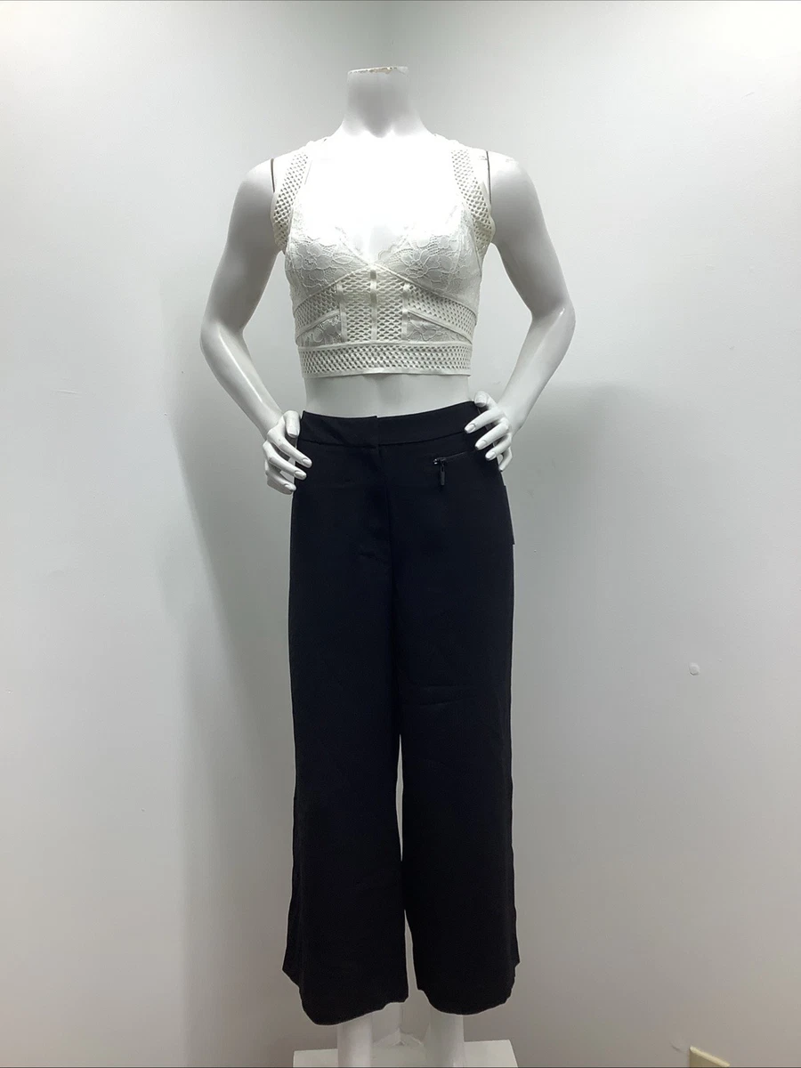 Pantalon Large Femme Noir Vince Camuto – Taille L, En Polyester