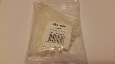 STEREN 100PC PACK OF 4" 18LB NYLON CLEAR CABLE TIES