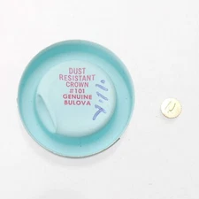 Vintage Genuine Bulova Accutron Watch Crown Part #101 New Old Stock (C5D21)