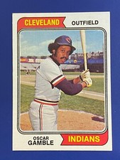 ⚾ 1974 Topps Baseball Base Card #152 Oscar GAMBLE - EXMT or better ⚾