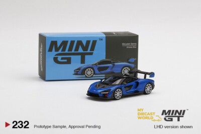 ミニカー MINI GT McLaren Senna Antares Blue 1/64 MINI GT McLAREN SENNA ANTARES BLUE LHD 1 OF 1200 MIJO