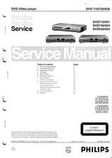 Service Manual-Anleitung für Philips DVD 710...