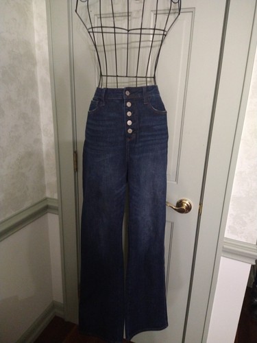 Judy blau hohe Taille weites gerades Bein 9 (78p) - Bild 1 von 9