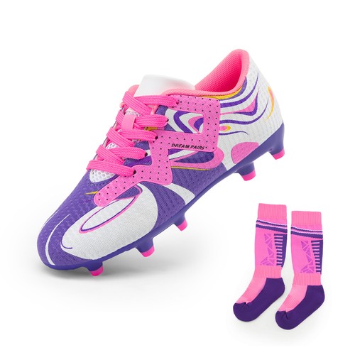 Little/Big Kid Toddler Boys Girls Soccer Cleats Firm Groud Sport Football Cleats - Picture 4 of 29