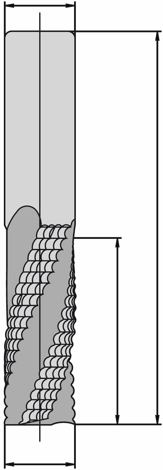 Pala Per Legno 14x110x155mm - Per Legno Tenero E Materiali Da Costruzione | Foratura Economica E Precisa - Foto 2