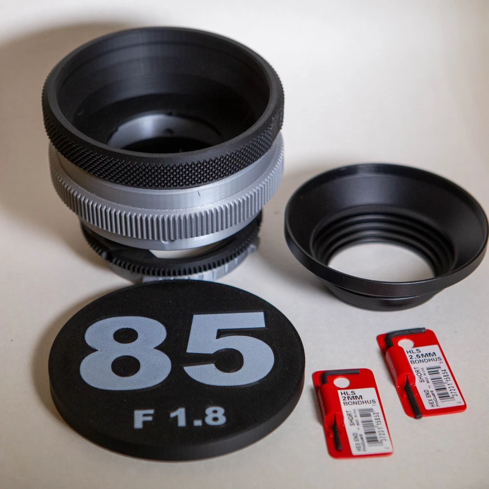 Canon FD 85mm f/1.8 SSC Cine mod - Cine Housing - Rehousing - DIY - Image 2 of 4