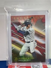 2023 Bowman Inception - #22 Mason Auer Red Foil 5/5 Tampa Bay Rays