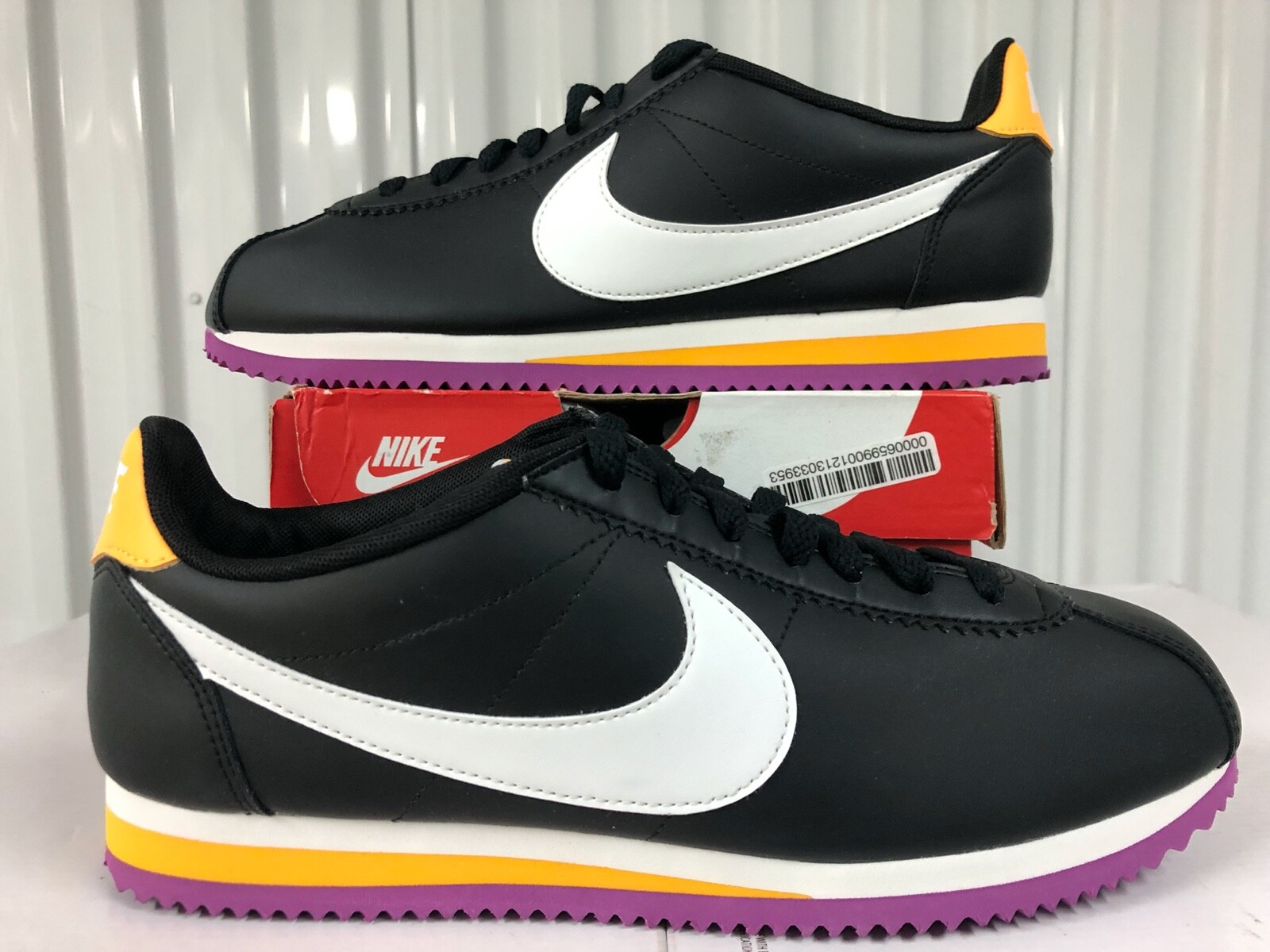 Wmn Nike Classic Cortez Leather Black 