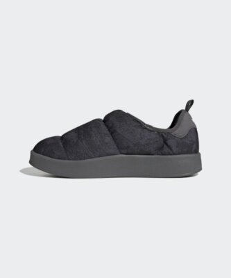 ★adidas★ Puppylet Black Gray IF5473 Adidas Puffylette - Black Gray / IF5473 / Mens Slides