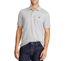 chaps men classic fit Short sleeve cotton everyday solid pique polo shirt Size L