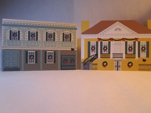 Cat's Meow 4 Piece Vintage Village Christmas Series NEW ORLEANS - Picture 2 of 13