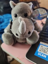 Coca-Cola Bean Bag Plush Rhiny Rhinoceros International Collection TANZANIA - 99