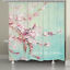 thumbnail 18  - Cherry Blossoms Personalized Floral Fabric Shower Curtain - 71x74in Customizable