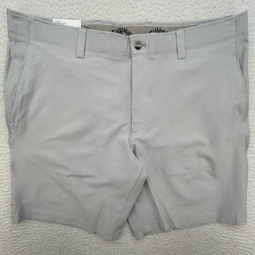 Callaway Shorts Mens 38 Performance Golf Short Opti-Dri Media Pocket Gray NEW - Picture 2 of 13
