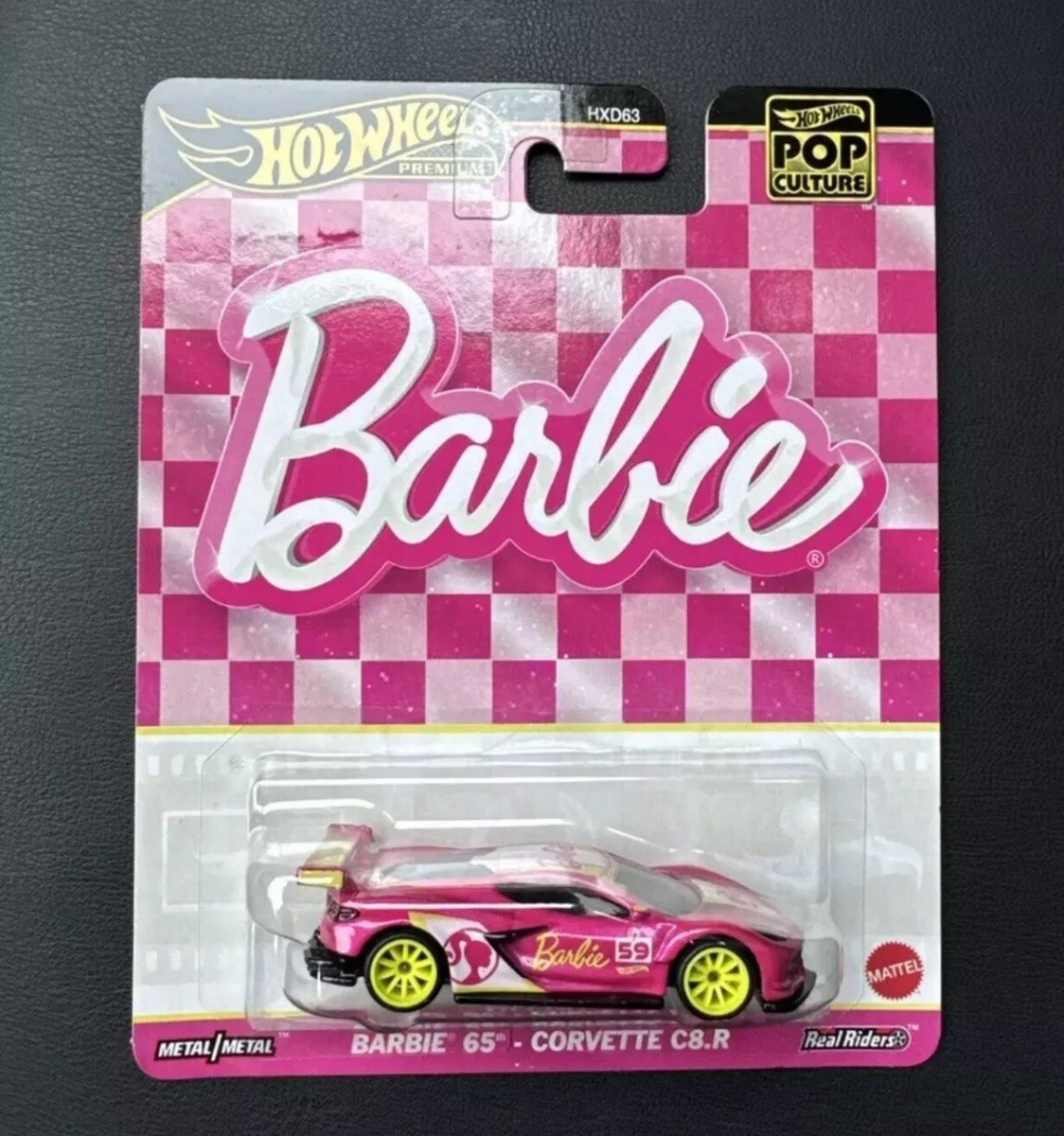 ホットウィール BARBIE 65th CORVETTE C8.R 5台 NEW - Hot Wheels Pop Culture BARBIE 65th Corvette C8.R