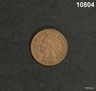 1887 INDIAN HEAD PENNY VERY FINE CHOCOLATE BROWN #10804