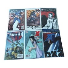 Marvel DK2 Comic Book Lot of 6 Captain America Dracula House of M X23 DK2