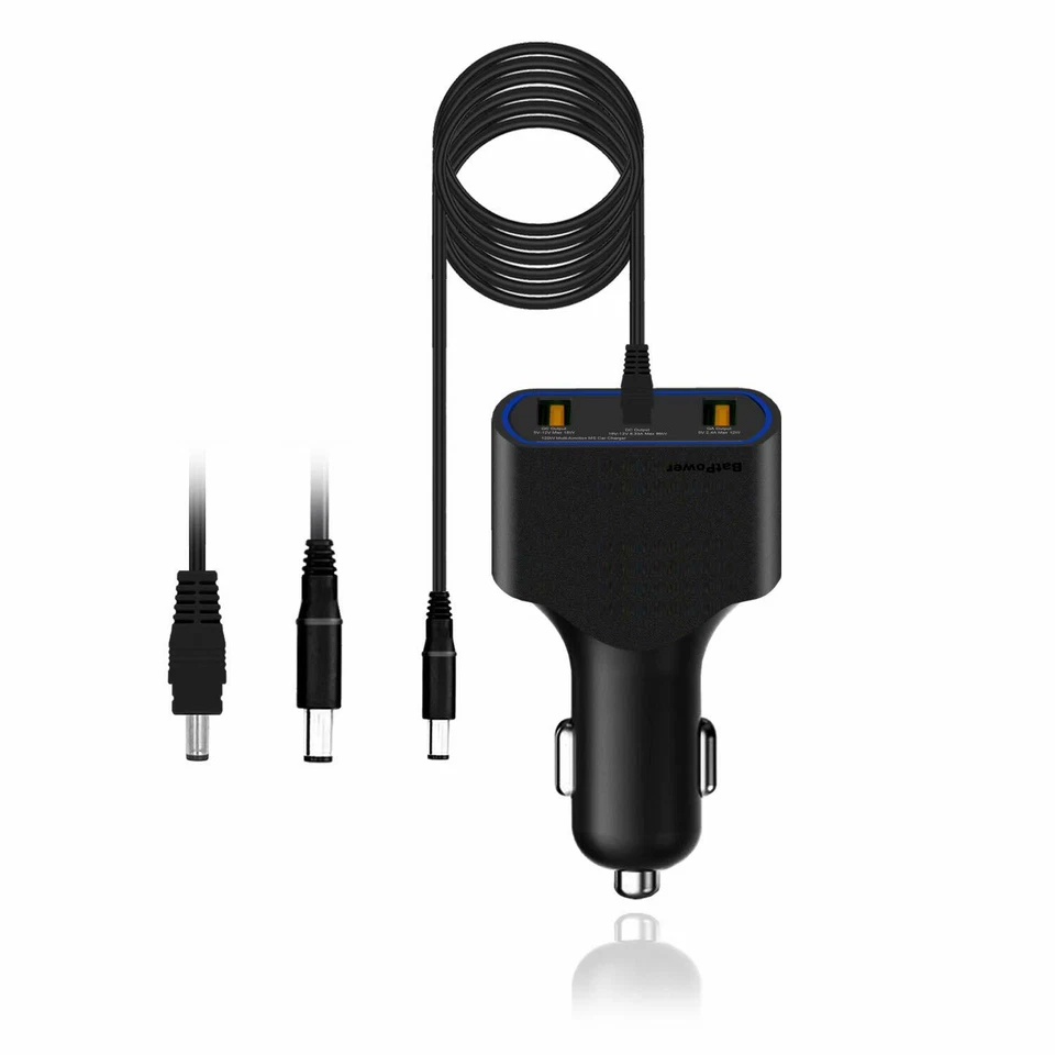 BatPower 120W Car Power Supply for Dell Latitude Precision Laptop Notebook Phone - Image 3 of 4