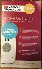 Medical Guardian ACTIVE Wearable Mobile Medical Alert System - White NEW SEALED