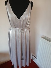 topshop 12 Silver Dress