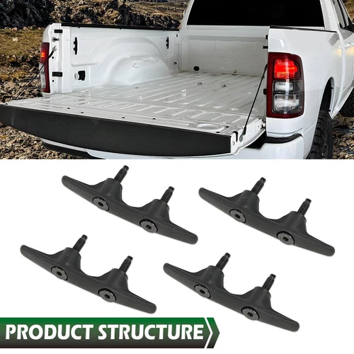 Fit For 2002-2008 Dodge Ram/2019-2022 Ram 2500 Bed Tie Down Hooks w/ Bolts - Picture 11 of 12