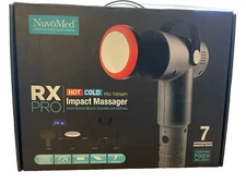 NuvoMed RX Pro Hot/Cold Pro-Therapy Impact Massager 7 Message Heads