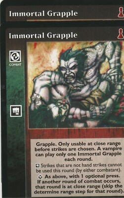 Immortal Grapple x2 New Blood Jyhad VTES