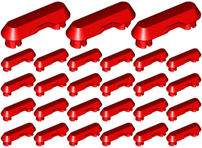 27 Lego RUBBER Grips for Tread Links (mindstorms,track,ev3,inserts