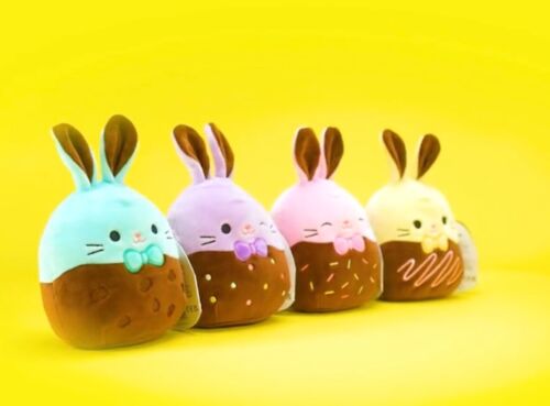 Squishmallows Sammler Set 5 Zoll Ostern Schokoladenhase Plüsch 4er Pack NEU - Bild 2 von 17