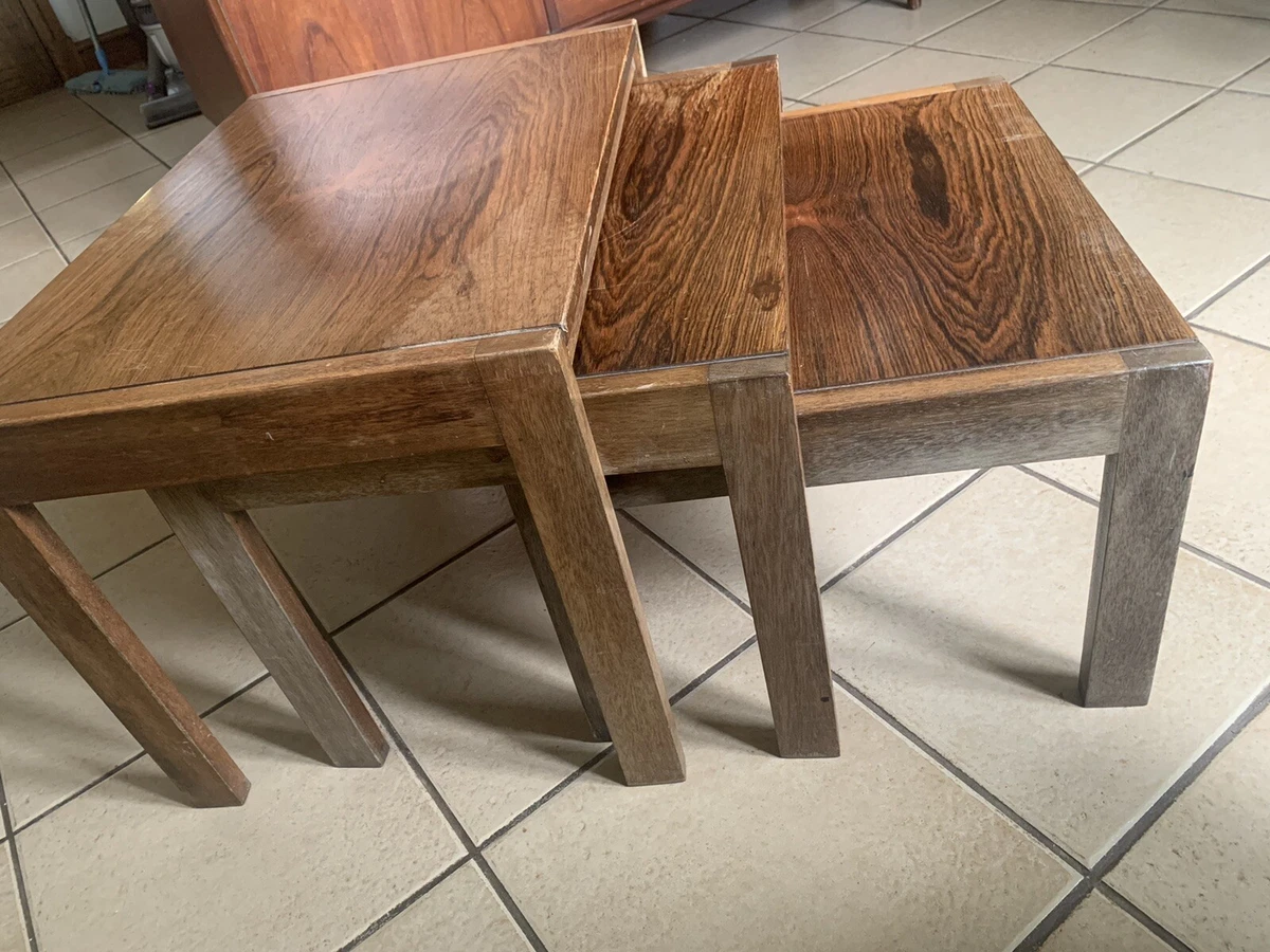A Nest Of Midcentury Heals Rosewood Tables 1960 70s For Restoration