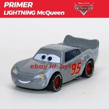 Mattel Disney Pixar Cars Primer Lightning McQueen 1:55 Diecast Car NEW Loose