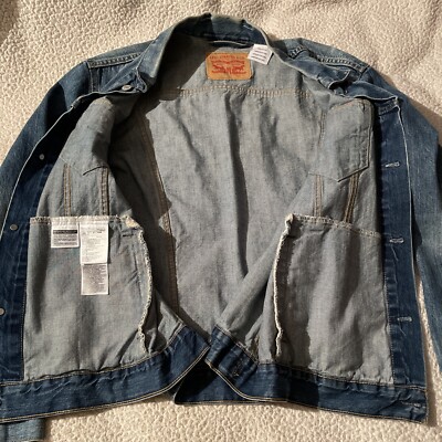 【訳あり新品】LEVI'S® VINTAGE DENIM JACKETS Vintage LEVI'S Men's Denim Blue Jean Jacket Medium Brown Label USA