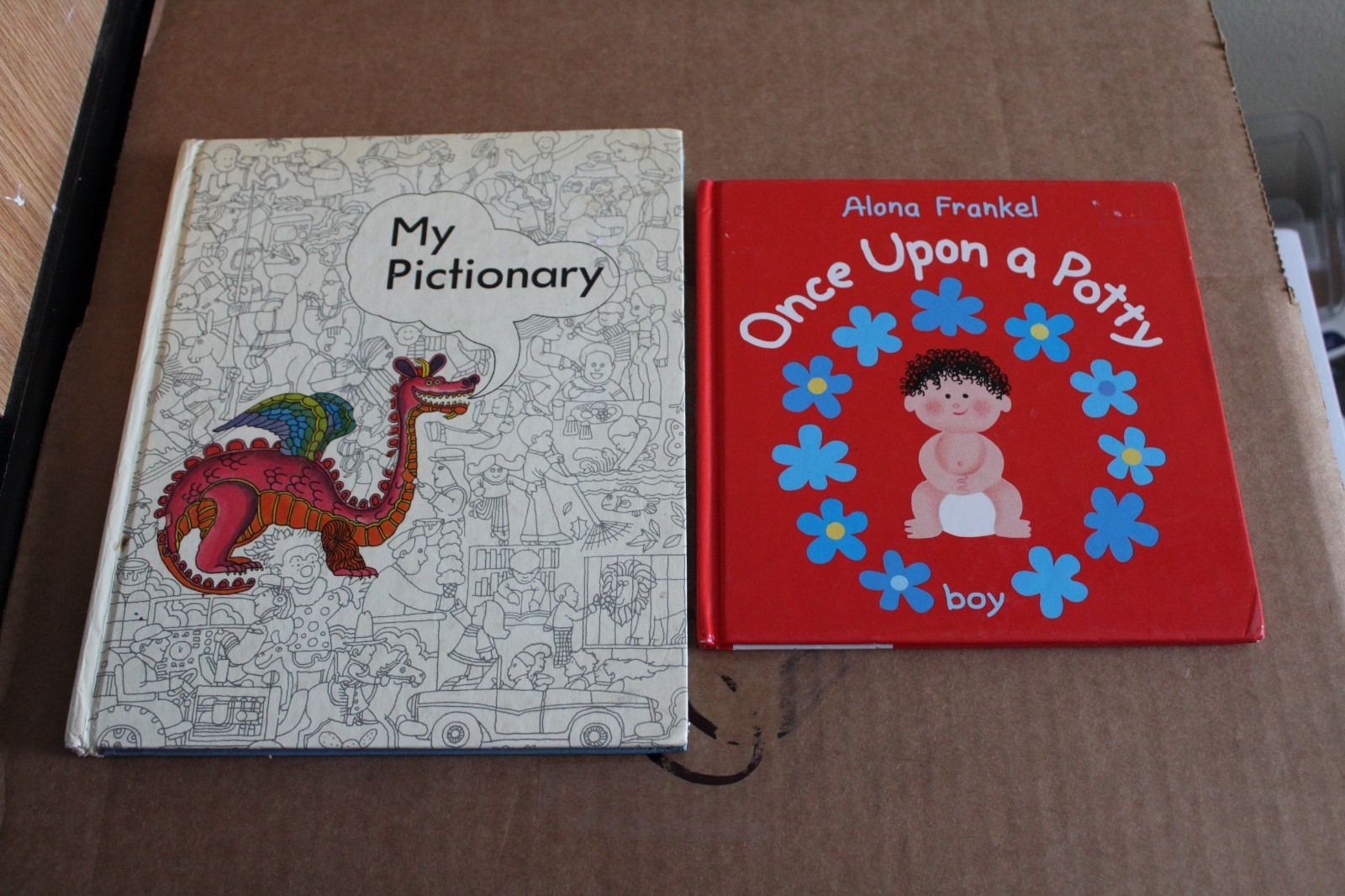 Children's Book Lot 7 pc Once Upon a Potty BOY, Children's Thesaurus