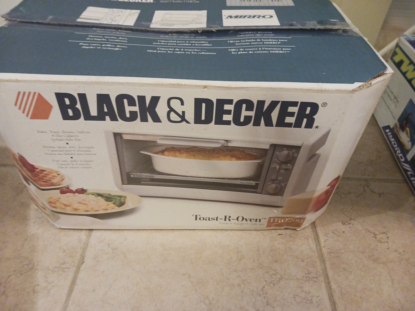 Black & Decker Under Toaster Oven Space Saver Toast Bake Defrost TRO200 eBay