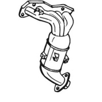 Bosal Katalysator FüR Nissan Micra IV K13 1.2 K13KK Note E12 090-195