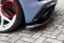 Hintere Seiten Flaps Satz aus ABS passend f&uuml;r Audi R8 4S Schwarz Glanz