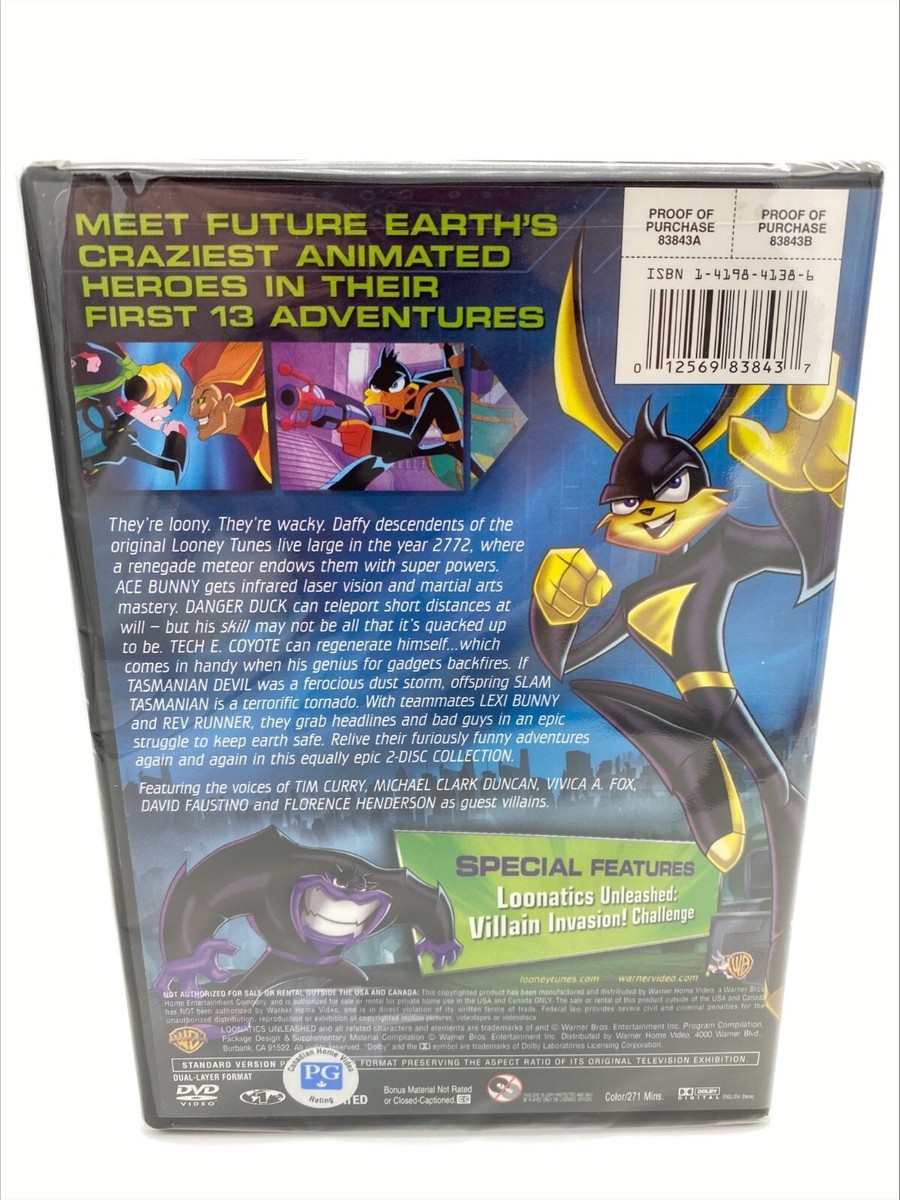 Loonatics Unleashed - Season 1 (DVD, 2007, 2-Disc Set) for