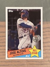 2020 Topps Series 2 JOSE ALTUVE 1985 Topps All-Star Insert Astros #85AS-25
