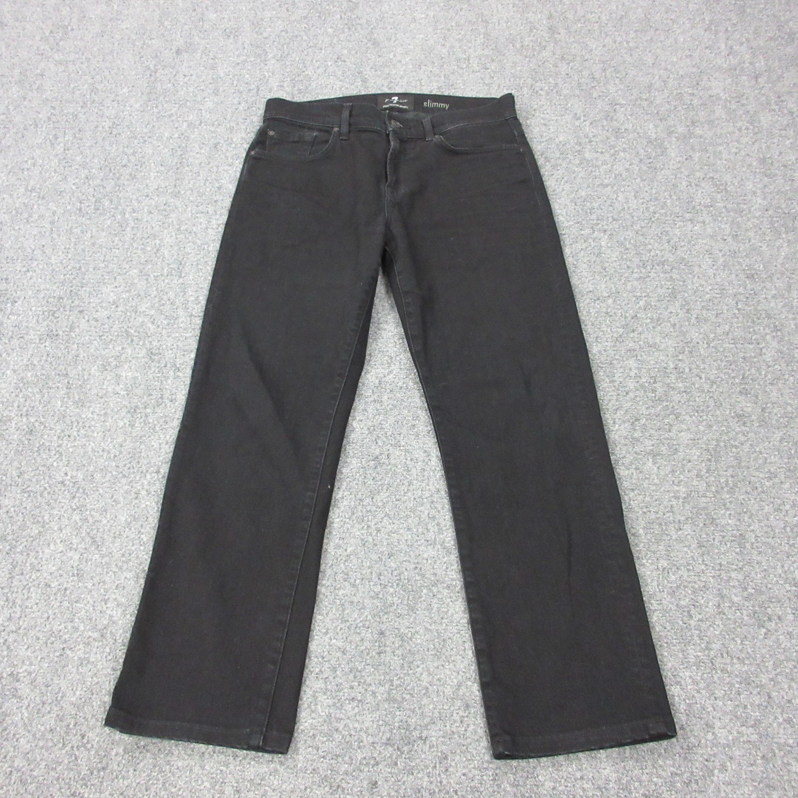 S Black Dark Wash Slim Straight Fits 30x32