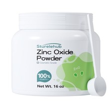 Zinc Oxide Powder, 16OZ 100 Purity, Non-Nano and Uncoated, Cosmetic Grade, Z...
