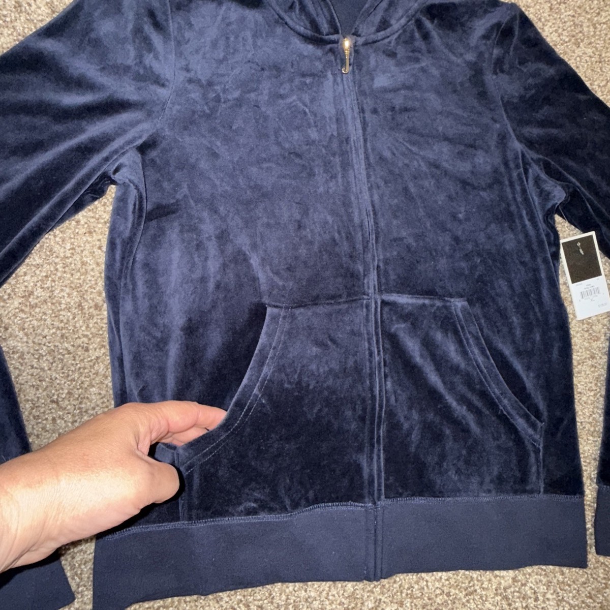 Juicy Couture ネイビー パーカー XS Juicy Couture Kids ジップアップ パーカー | ブルー | FARFETCH JP